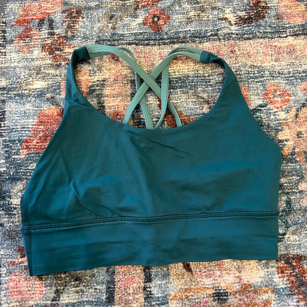 Lululemon Turquoise/Green Sports Bra